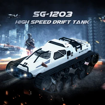 

With Gull-wing Door RC Tank Drift Cars 2.4G 1:12 High Speed Full Proportional Control Vehicle Models 5M Wading Depth Toy Child