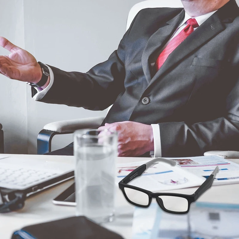 Amii Minimalism Winter Causal Dresses For Women ?Smart Glasses Wireless Bluetooth Hands-Free Calling Music o Open Ear Anti-Blue Light Lenses ligent Sunglasses