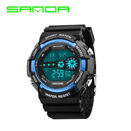 

Sanda SANDA 320-1 Electronic Watch Sports Students MEN'S Watch Teenager Outdoor Men Waterproof Korean-style Fashion Watch
