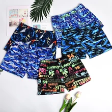 Мужские шорты для плавания, пляжные боксеры, дышащие, с буквенным принтом, Акула, для плавания, для серфинга, синие, черные, из полиэстера, 5 узоров