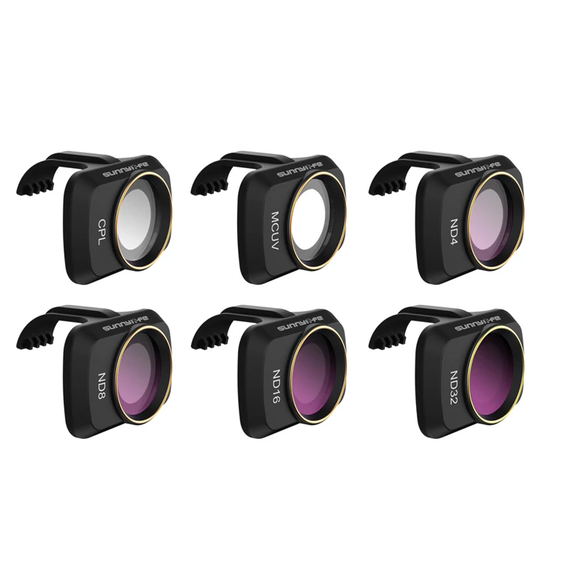 Buy Camera Filter Kits For DJI Mavic Mini MCUV ND4 ND8 ND16 ND32 CPL ND/PL Drone Profissional Lens Filter for Mavic Mini Accessories
