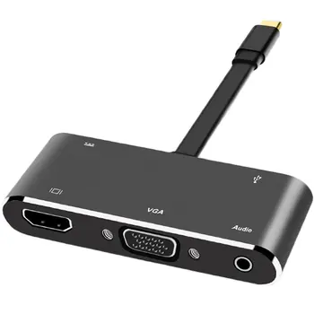 

Usb3.1 Type-c To HDMI/VGA/USB/PD Cable Laptop With HD Display