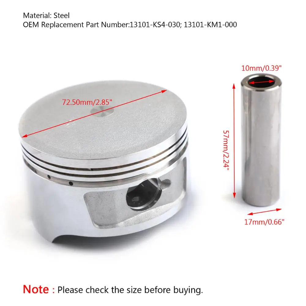 Комплект поршневых колец Artudatech для Honda CH250 Elite 1985-1988 CN250 Helix 1986-2007 CH CN 250 запчасти