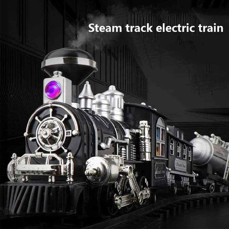 Trem Elétrico Brinquedo Trilhos De Controle Remoto Modelo De Trem  Ferroviário Conjunto Trens Dinâmico A Vapor Rc Trens Conjunto Simulação  Modelo Brinquedo Conjunto Novo - Trens De Controle Remoto - AliExpress