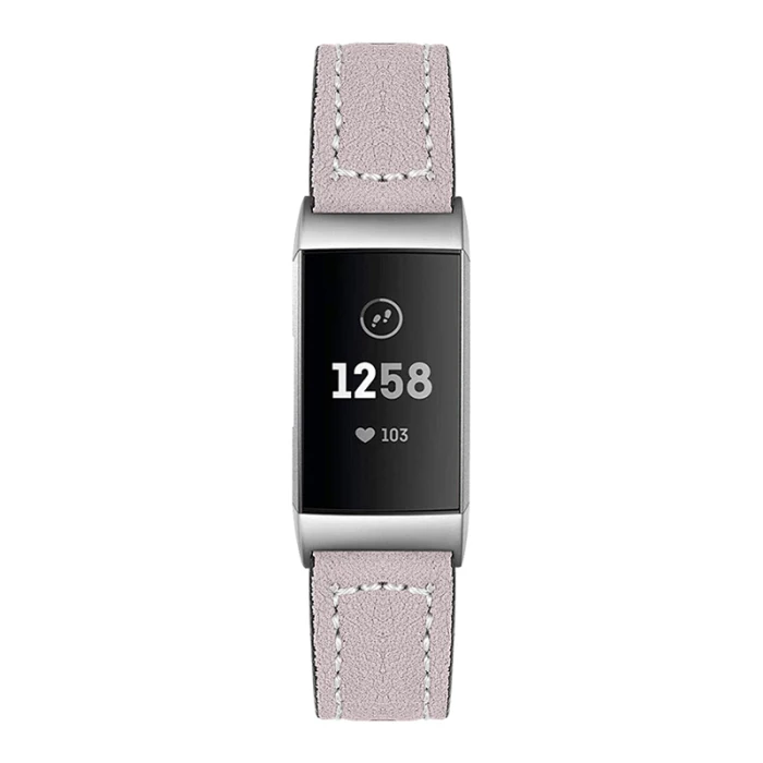 Кожаные Смарт-часы ремешок запасной браслет ремешок для FitbitCharge 3 OD889