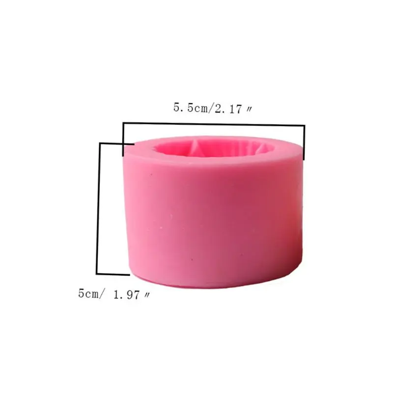 3D Lotus Silicone Aroma Candle Mold Soap Clay Making Cake Chocolate Baking Q84D