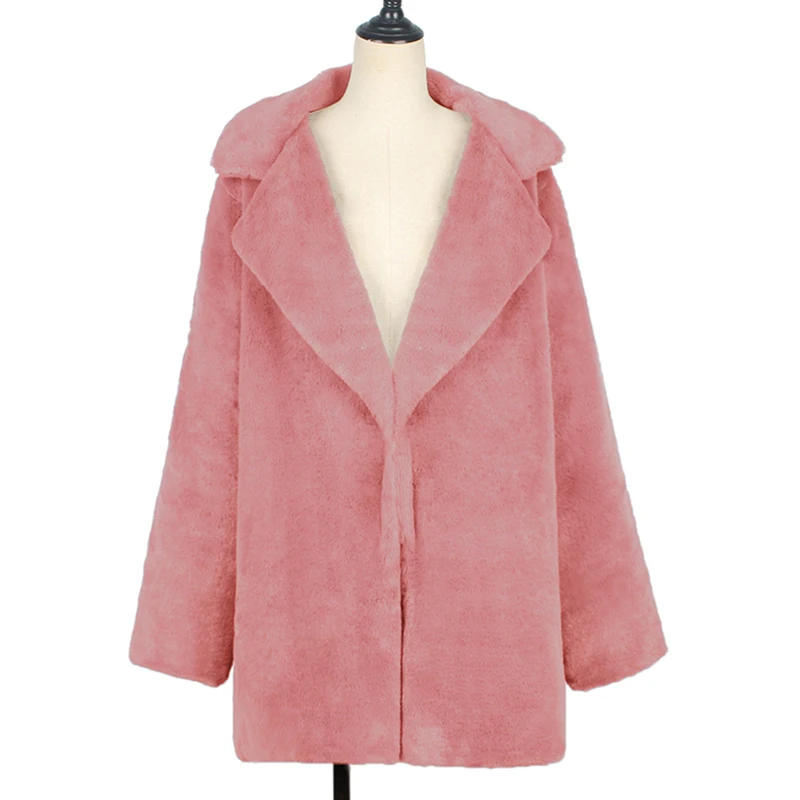 Женская верхняя одежда, куртки, Chaqueta Mujer,, осенне-зимнее пальто, женская длинная однотонная уличная одежда, Женское пальто из искусственного меха, куртка, пальто