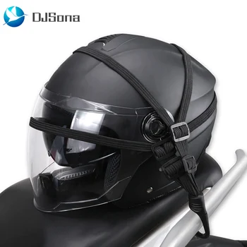 

2 Motorcycles Strength Retractable Hooks Helmet Rope Luggage Elastic Strap