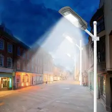 Водонепроницаемый 20 Вт 40 Вт 40/80 светодиодный солнечный уличный светильник с датчиком движения садовая дорожка супер яркая солнечная панель садовый безопасный светильник