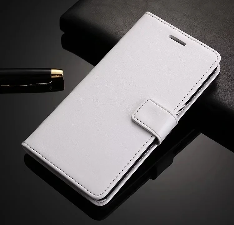 Флип-чехол-бумажник для sony Xperia L1 L2 X XA XA1 XA2 XA3 Ultra XA1 1 10 Plus XZ1 XZ2 XZ3 Compact Mini кожаный флип-чехол для телефона - Цвет: White