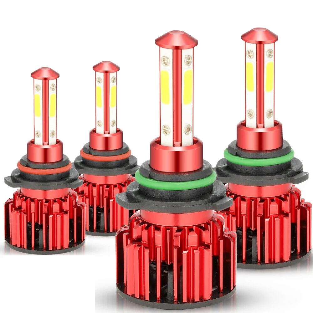2 шт., Автомобильные светодиодные лампы 100 лм 9008 Вт H4 H13 9004 9007 9005 H7 9006/HB3 6500/HB4 H11 H8