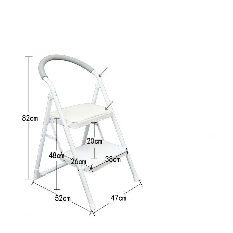 Number 11 Cucina Tangga Lipat echille Pliante Ванная комната для пожилых людей Escalera Plegable кухонный стул Escaleta Escabeau Stepladder ступенчатый стул - Цвет: Number 11