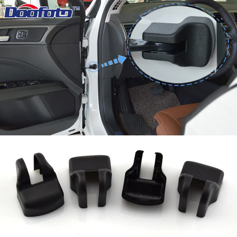 Doofoto 4x ограничитель двери автомобиля крышка для Toyota Corolla CHR RAV4 Auris Camry Yaris круиз контроль Аксессуары Стайлинг