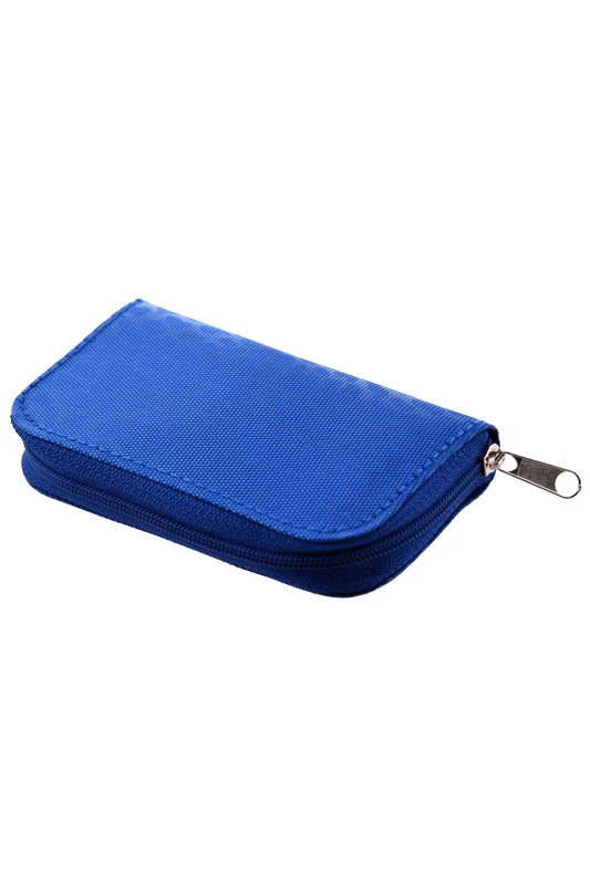 Чехол, сумка, чехол, сумка для 22 карт памяти mini SD XD blue