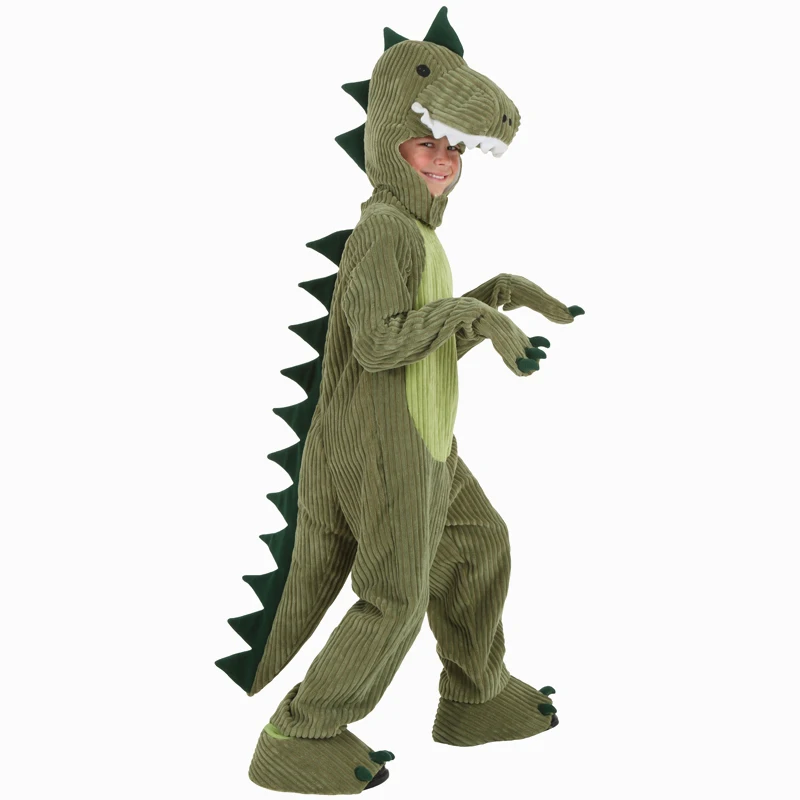 

Deluxe T-Rex Dinosaur Costume Cosplay Halloween Costume For Kids Carnival Party Suit Dress Up