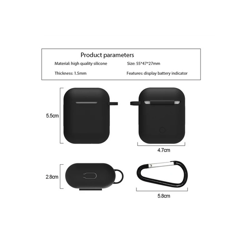 Мягкий силиконовый чехол для Apple Airpods противоударный AirPods Oortelefoon s Ultra Air Pods