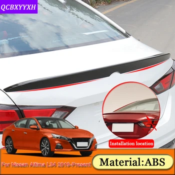 

Car-styling For Nissan Altima L34 2019-Present ABS Car Tail Rear Trunk Spoiler Wing Decoration Cover Auto Protection Accessories