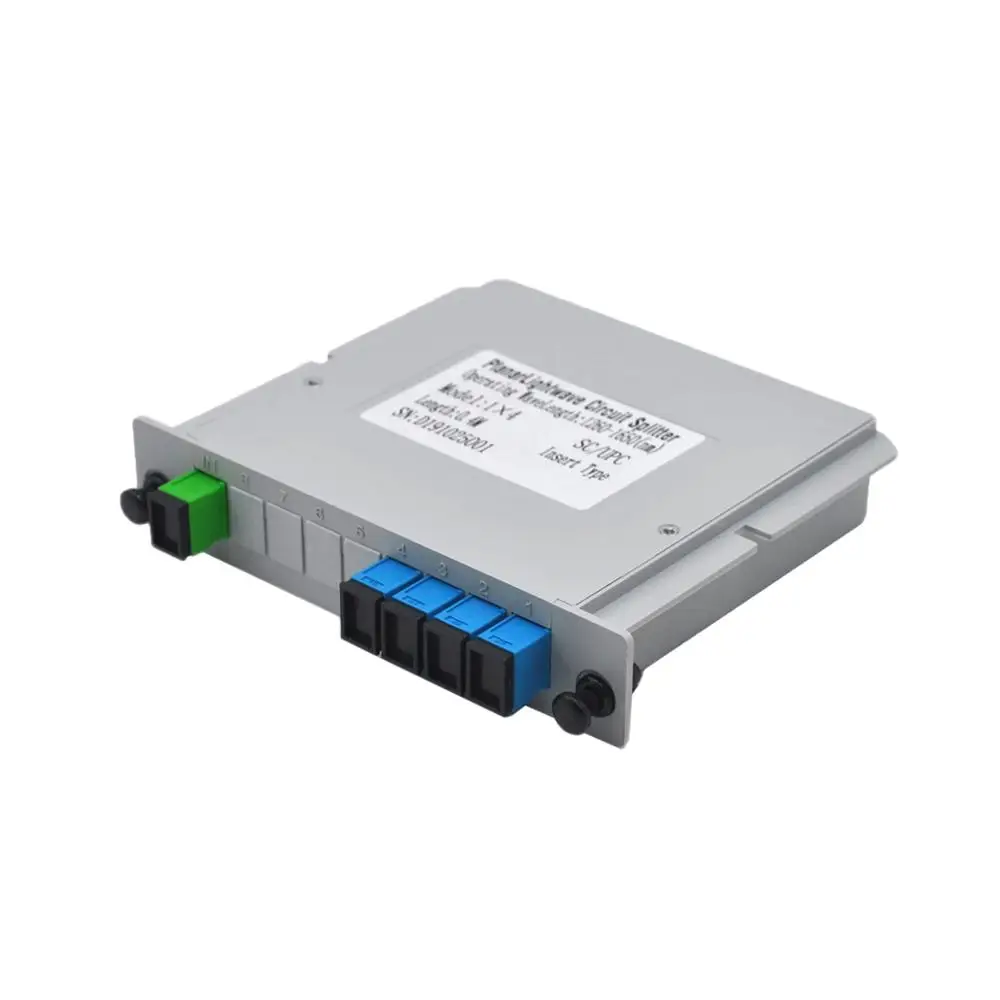 Разветвитель SC UPC PLC 1X4 разветвитель волоконно-оптический бокс FTTH с плоский