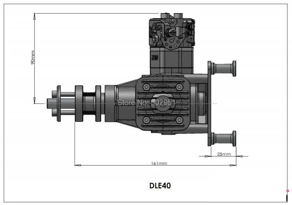 DLE40 DLE 40 cc газовый двигатель для радиоуправляемой модели самолета, лидер продаж, DLE-40, DLE 40, DLE