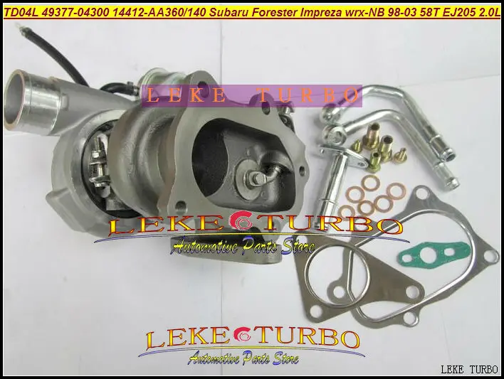 TD04L TD04HL-13T 49377-04300 14412-AA360 14412-AA140 Turbo Turbocharger For SUBARU Forester Impreza WRX-NB 98-03 58T EJ205 2.0L (5)