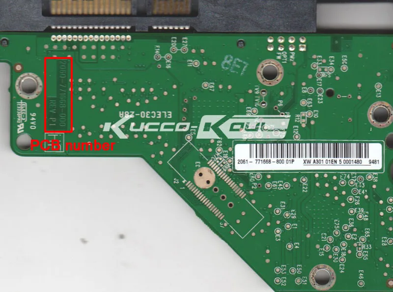 Плата для жёсткого диска логическая плата с установленной IOS 2060-771668-000 об P1 для WD 3,5 SATA HDD жесткий диск ремонт инструмента для восстановления данных
