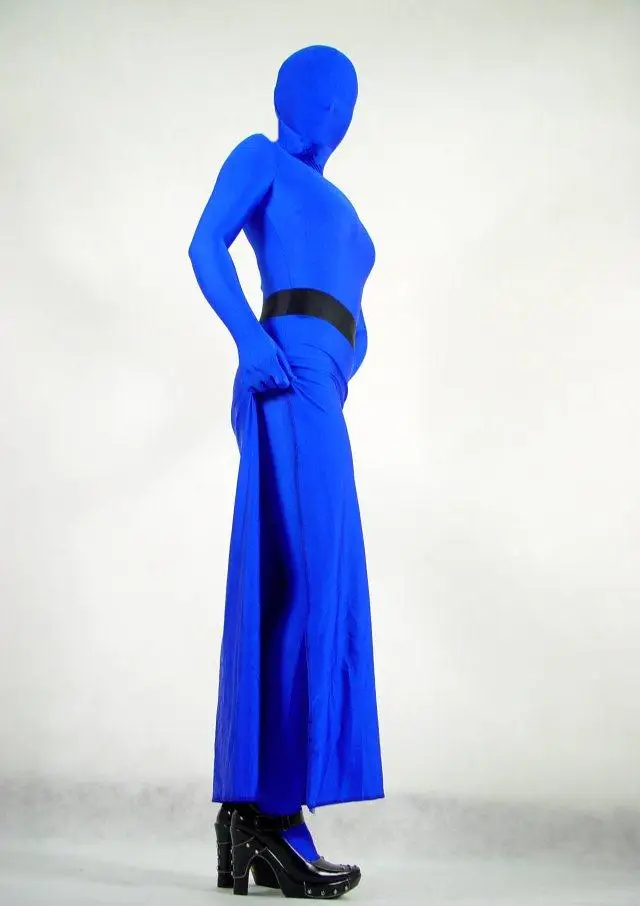 Новые темно-синие лайкра спандекс Колготки «zentai» платье сексуальное женское все включено боди