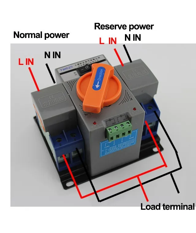 Disjuntores Automático De Potência Mcb Tipo Interruptor De Transferência