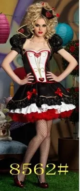 ZY492 queen of heart costume