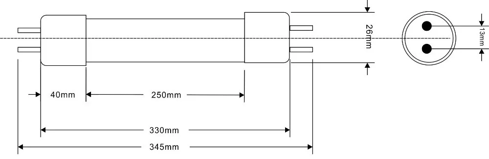 LEDMACHINE LAMP Dimension