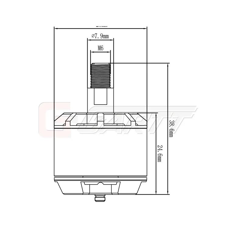 Gartt 2 шт CW и 2 шт CCW ML2212S 920KV 230 Вт Мотор Квадрокоптер F450 X525 RC мультироторный Дрон