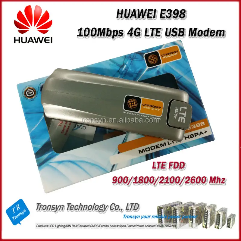 Новые оригинальные разблокировать 100 Мбит/с HUAWEI E398 4G LTE USB модем с sim-карты слот поддерживает LTE FDD 900/1800/2100/2600 МГц