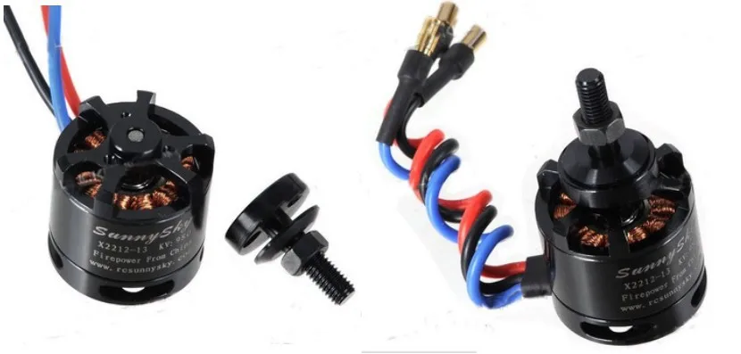 4 шт./лот Sunnysky X2212 980KV KV1400/1250/2450 180 Вт бесщеточный двигатель для мультироторного квадрокоптера Hexa Octa