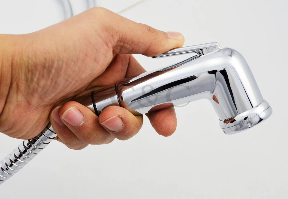 C& C бренд, гарантия качества)! Одна ручка ABS хром bidet биде с шланг из нержавеющей стали- A1201S
