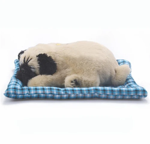 Бесплатная доставка ручной спальный животное собака игрушка с корой для украшения мебели