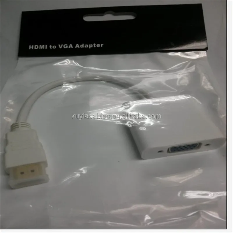 Khdmi мужчин и женщин VGA Выход Converter Кабель-адаптер для ПК HDTV проектор 1080 P + Бесплатная доставка + розничная пакет + отслеживания нет
