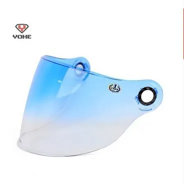 YOHE 837 837R 836 козырек для мотоцикла, полулицевой шлем общие оригинальные линзы, прозрачные черные цветные линзы