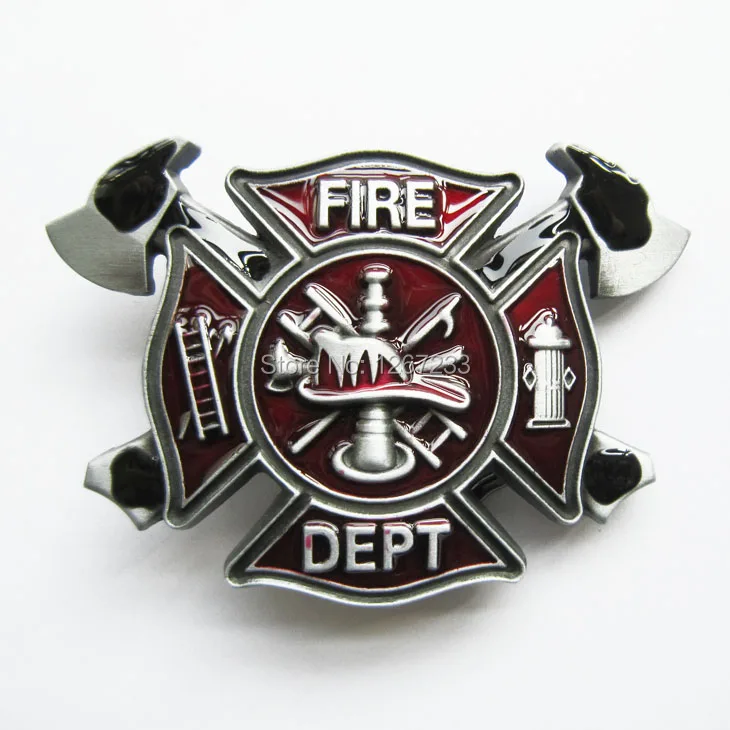 Jeansfriend новая пряжка для мужчин пожарный Крест Ремень Пряжка также есть в США