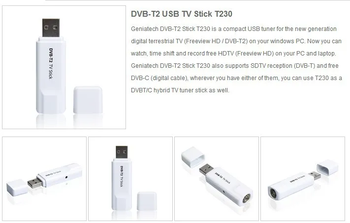 Dvb t2 GENIATECH MyGica T230 USB DVB-T2 ТВ-тюнер для ПК палка DVB-C/DVB-T для Европы России Таиланд Колумбия/Windows10