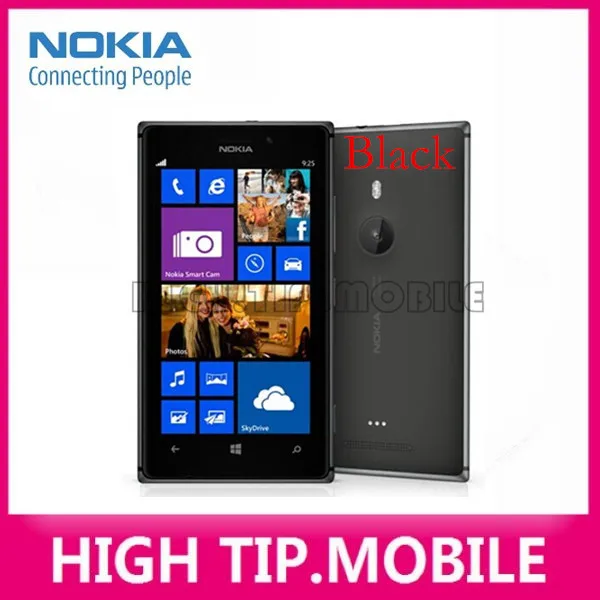 Original Unlocked Nokia Lumia 925 Mobile Phone Windows Touch screen 4.5 inch 8.7MP WIFI GPS 16GB refurbished Freeshipping iphone x refurbished