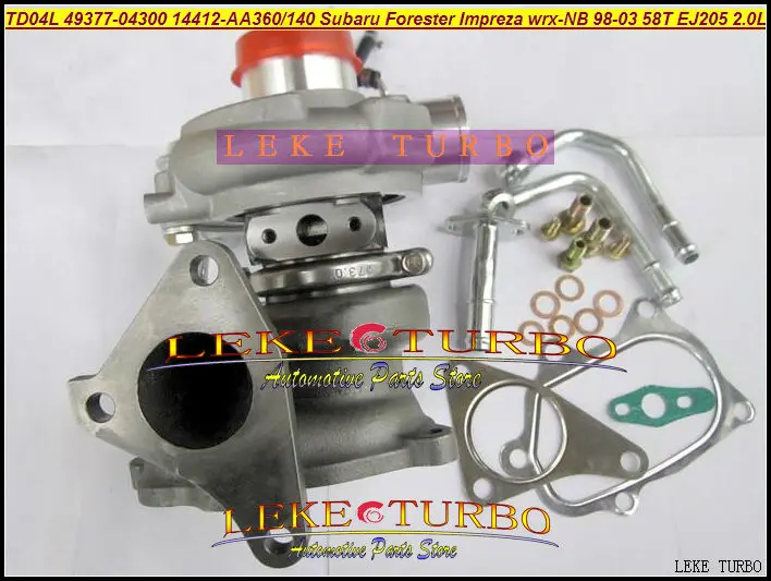 TD04L TD04HL-13T 49377-04300 14412-AA360 14412-AA140 турбо Турбокомпрессор Для SUBARU Forester, автомобильные аксессуары, брелок для автомобиля SUBARU, WRX-NB 98-03 58T EJ205 2.0L