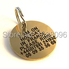 Medic Militar dog tag Personalizado tag de Cão