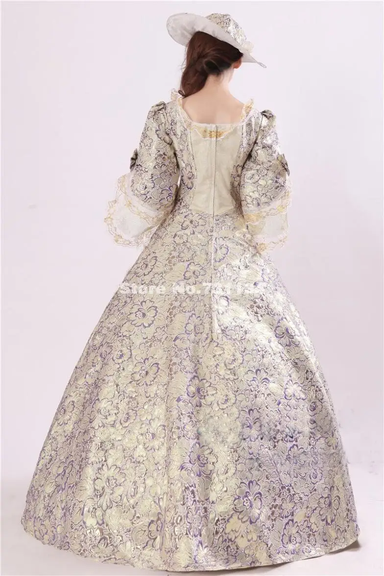 Благородный Королевский дворец Марии Антуанетты Civil War Средневековый Ренессанс Викторианский бальный костюм бальное платье Южной Белль