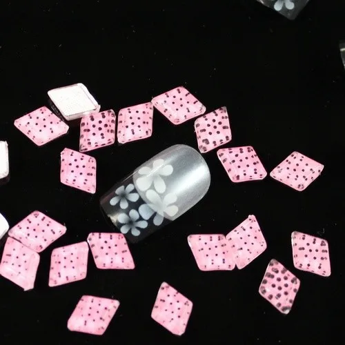 200 шт прекрасный дизайн банта прозрачный розовый серия украшения для ногтей Модный маникюр Дизайн ногтей diy