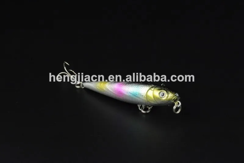 50 шт. карандаш рыболовную приманку Crankbaits бас рыболовные приманки 8 см 8.6 г 6 крюк пластик жесткий приманки топ пресноводные воблеры блесна рыбалка рыболовные снасти pesca