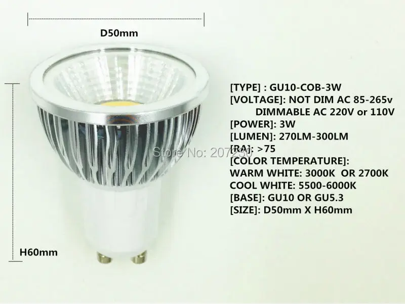 3W COB