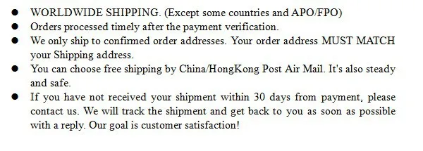 shipping