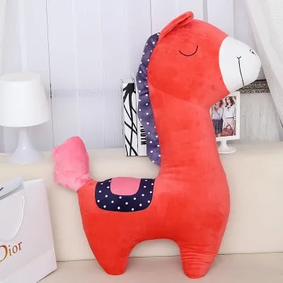 Чучело 100 см Плюшевые красный конь игрушка лошадь кукла подушка подарок w1284