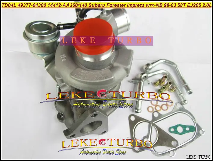 TD04L TD04HL-13T 49377-04300 14412-AA360 14412-AA140 Turbo Turbocharger For SUBARU Forester Impreza WRX-NB 98-03 58T EJ205 2.0L