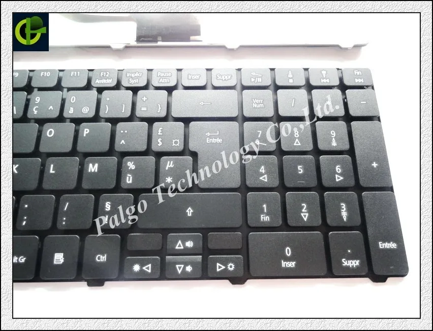 Французская клавиатура azerty для Packard Bell Easynote MP-09G36F0-6982 PK130QG1A14 FR