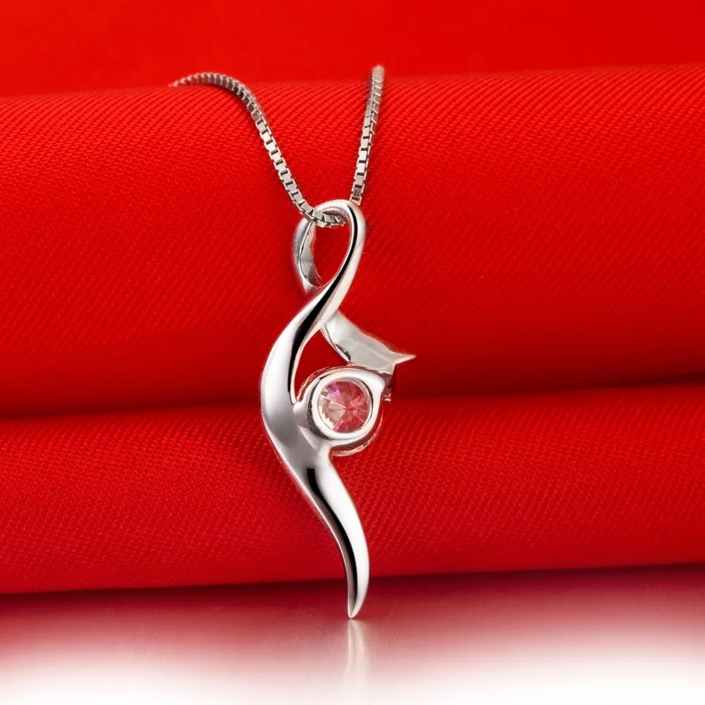 THREEMAN Подвеска для ордена 0.5CT настоящий Муассанит AU750 Белое золото обручение горка кулон ожерелье бесплатно Предложение ювелирные изделия